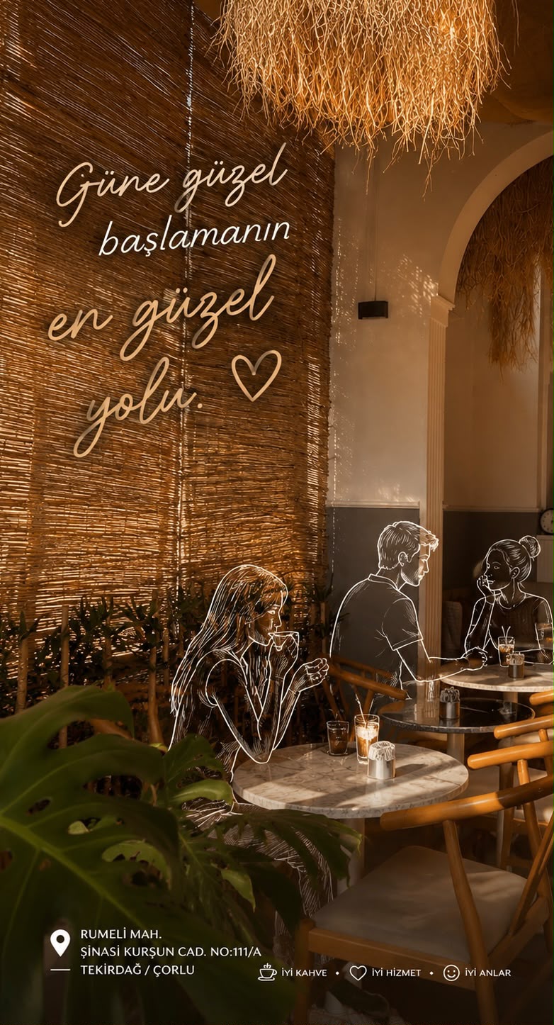 No111 Coffee Bambu ve Ahşap Konsepti