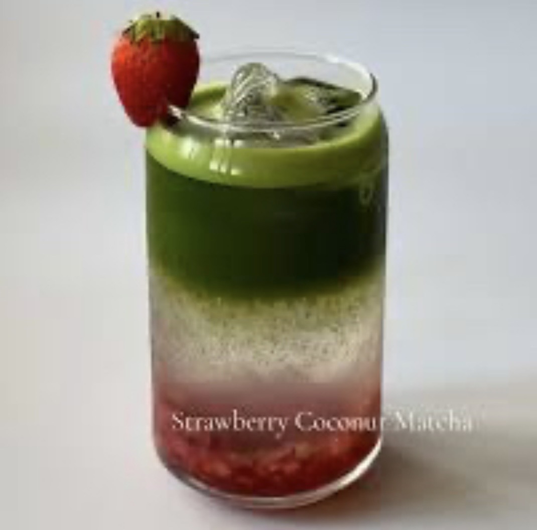 Ice Coconut Strawberry  Matcha