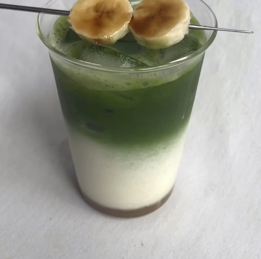 Ice Banana Matcha